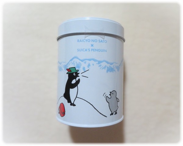 信州限定「Suicaのペンギン×雷鳥の里 ガーゼタオル缶」が可愛い
