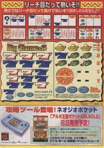 4号機 デルソル2 エレコ B-CT : パチスロ ユニバーサル大図鑑