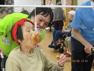 春の運動会 パン食い競争編 彡 流山市介護付有料老人ホーム さわやかながれやま館 さわやかダイアリー