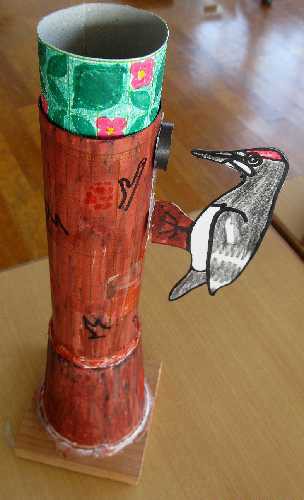 箕田公民館夏休み工作教室 キツツキ君 ７ ２７ 科学サークル大黒屋