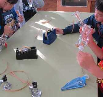 ゴムで動くおもちゃ作り 安価 簡単 小学校理科教材ヒント