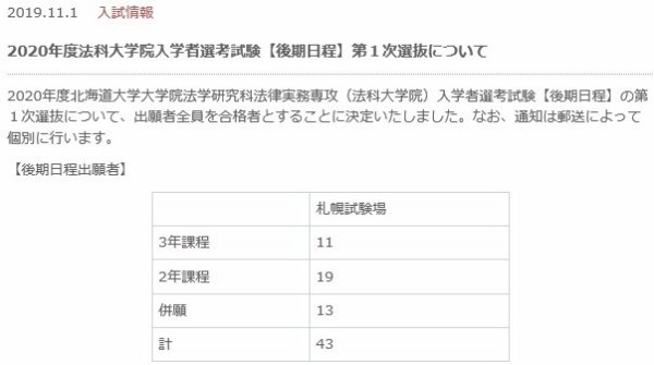 北海道大学(後期日程) ぽ