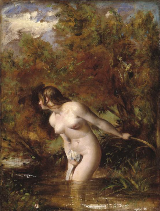 裸婦画を斜めからみるその34 エッティ 水浴するミュージドーラ フェルメール探訪