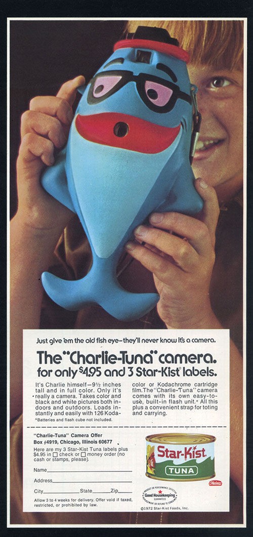 Charlie the Tuna Camera : SECRETBASE BLOG