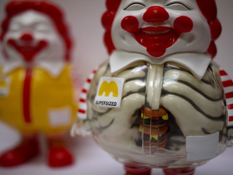 Ron English SUPER SIZE ME : SECRETBASE BLOG