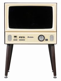 昭和レトロが味わえる、「DOSHISHA 20V型 ヴィンテージデザイン ハイビジョン液晶テレビ」です。 :  王様のアイディア的便利グッズアイデアグッズ発見日記