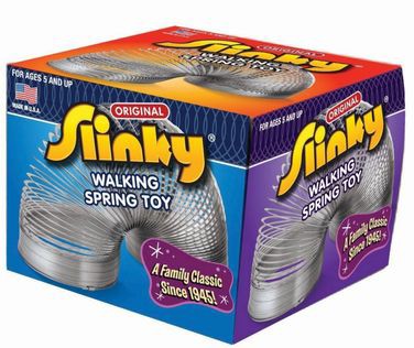 レトロ感漂う昭和のおもちゃ スリンキー です 王様のアイディア的便利グッズアイデアグッズ発見日記