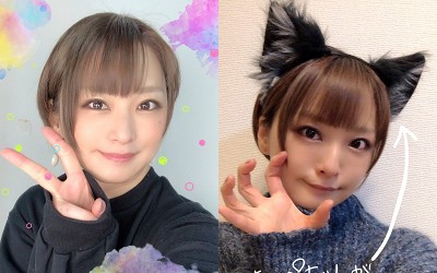 井澤詩織 猫耳姿を披露 声優メモ帳