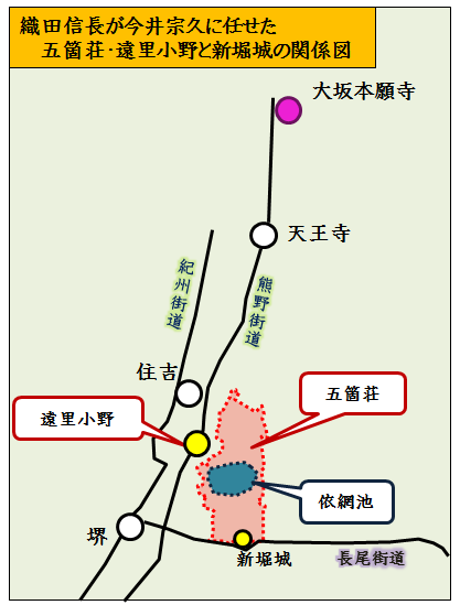 信長公記の旅 新堀城の謎を追って 織田信長と今井宗久の体制下における五箇荘と新堀城についての考察 戦国を歩こう