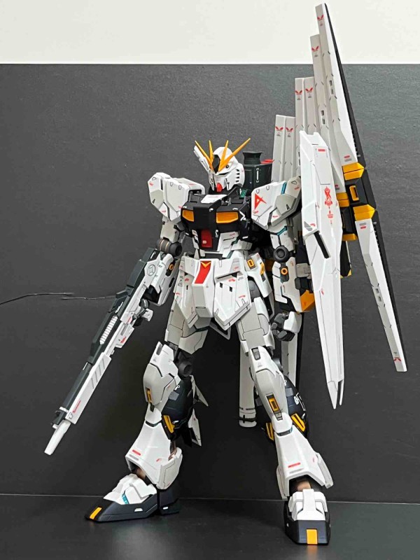 MG ニューガンダム νガンダム　Ver.Ka MG νガンダムver.Ka ㉚ 完成！ まとめレビュー : ryoshiお父さん