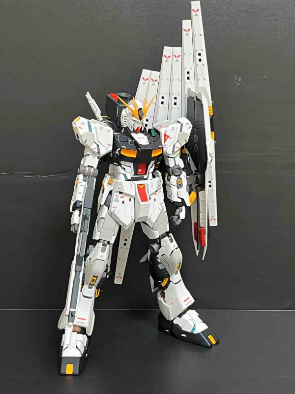 MG νガンダム味組立品 MG νガンダムver.Ka ㉚ 完成！ まとめレビュー : ryoshiお父さんの