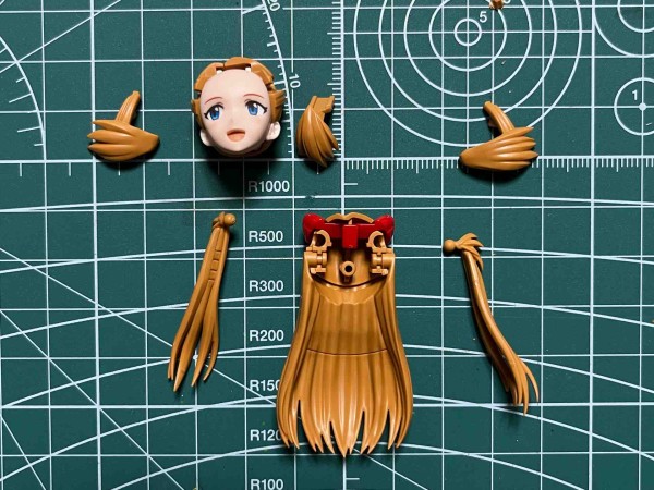 30MP 式波・アスカ・ラングレー（プラグスーツVer.）① 制作開始