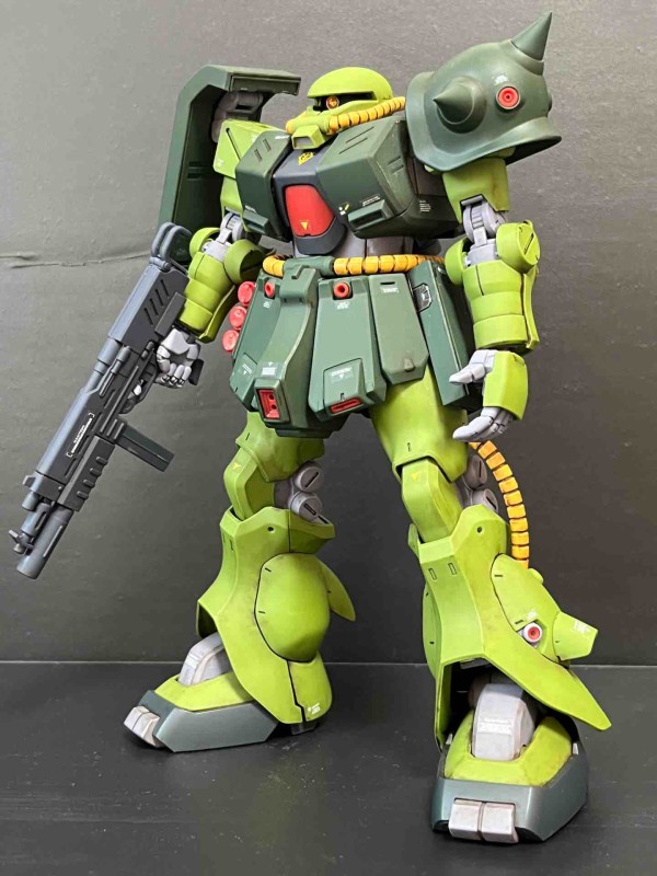 RE 1/100 ザクⅡ改 ザクFz 徹底 改修 全塗装 完成品 RE/100 ザクII改 【ザクIIFZ型】 レビュー