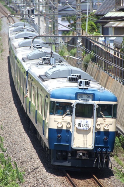 懐かしの 快速青い海 115系で運転 リョウタンpp