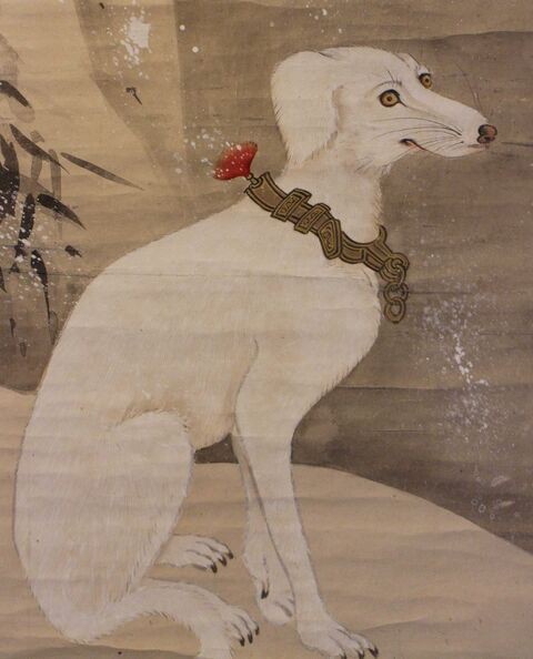 忘れられた江戸人物誌641 谷たに文二ぶんじ1812-1850筆雪夜洋犬図2