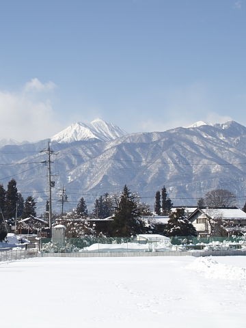 冬の安曇野６ ふたたび雪遊び Setagaya Tail
