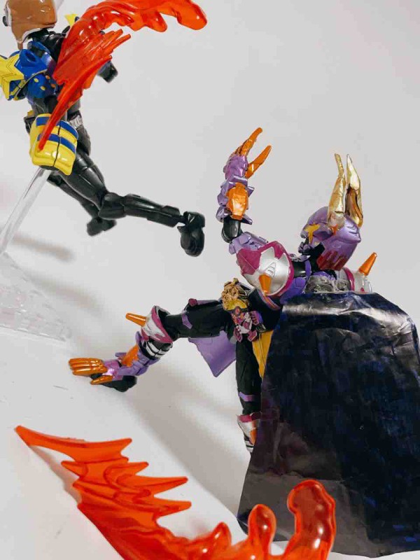装動(改造) 仮面ライダーバッファ ジャマ神 レビュー : けーはちの装動