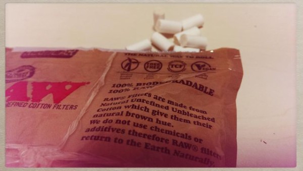 フィルターレビュー ロウレギュラーフィルター Raw Regular Filter てまきたばこのあるせいかつ