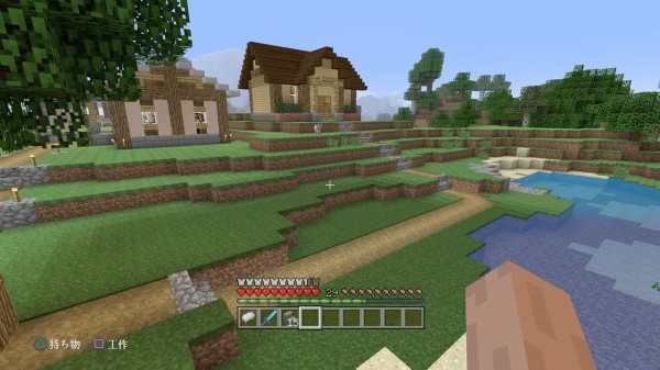 拠点周辺の街道整備 マインクラフトplaystation4 Editionを楽しむ