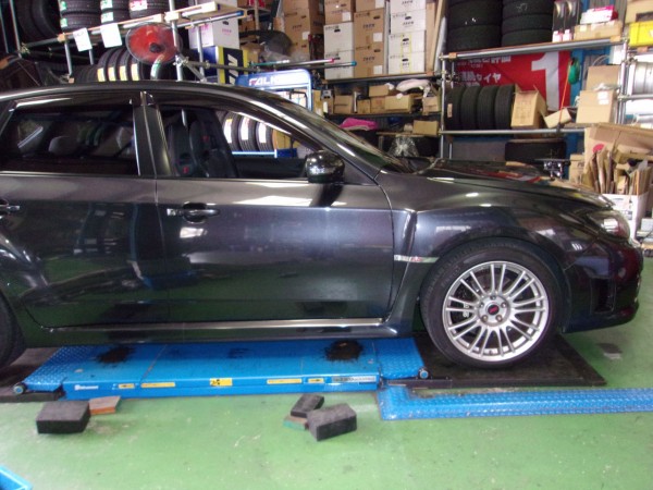 Grb インプレッサ 持ち込み サスペンション交換 車高調 取付 アライメント調整 Shaftのブログ 春日井市 タイヤ交換 名古屋市 サス交換 持ち込み 豊山町 愛知県 小牧市 尾張旭市 サスペンション交換 一宮市 愛知県