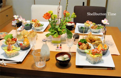 お雛様パーティー Shellbutton Time