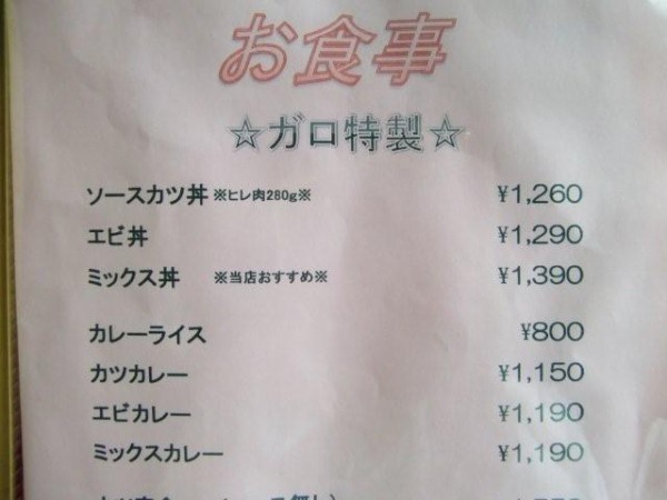 駒ヶ根ソースカツどん ガロ 長野県駒ヶ根市のテラめし テラ医者の独り言 普通 時々テラめし