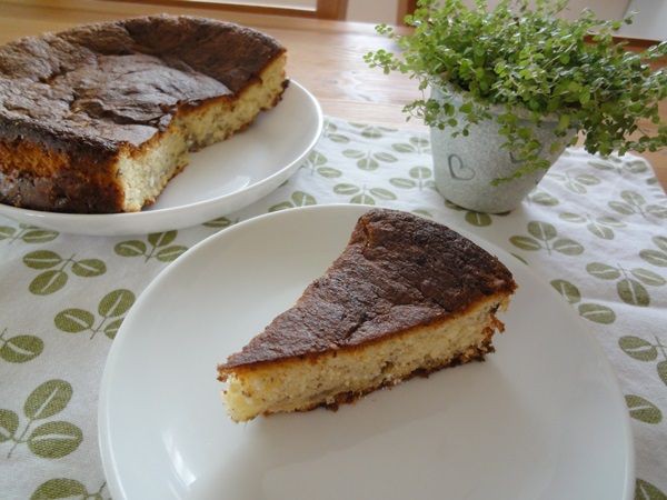 手作りお菓子 油脂分ゼロのバナナケーキ うららかなこころで