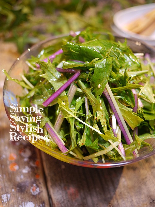 簡単ませるだけでササッと1品！なのに、お洒落で美味しい♪水菜の