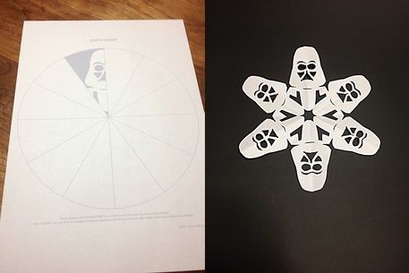 スターウォーズの切り絵で遊んでみました しましま日記