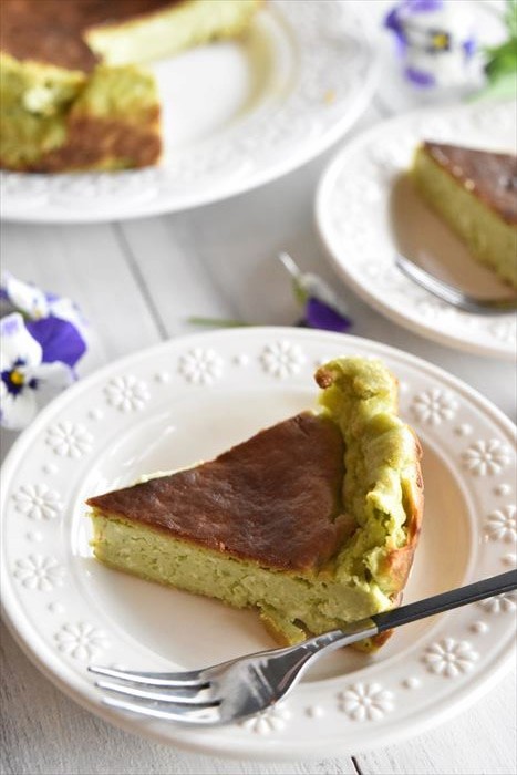 おつまみにもピッタリ 材料３つで 抹茶バスクチーズケーキ 四万十住人の 簡単料理ブログ Powered By ライブドアブログ