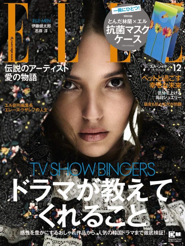 Elle Japon エル ジャポン 年 12月号 雑誌付録 とんだ林蘭デザイン 抗菌マスクケース 雑誌付録パトロール