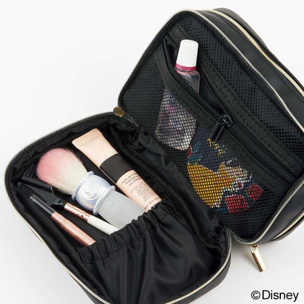 Sweet スウィート 21年 8月号 増刊 雑誌付録 ディズニープリンセス ダブルジップコスメポーチ ミラー 雑誌付録パトロール