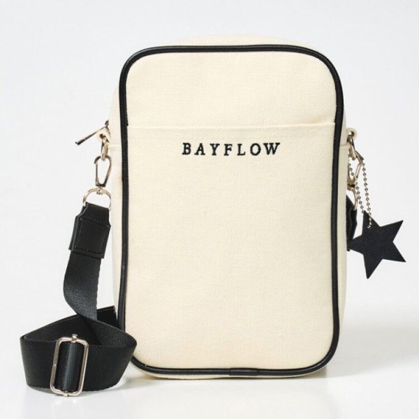 BAYFLOW ペットボトルがタテに入る! LOGO SHOULDER BAG BOOK IVORY special package :  雑誌付録パトロール