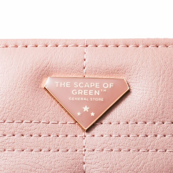 THE SCAPE OF GREEN やみつきサイフ ボックスステッチ PINK : 雑誌付録