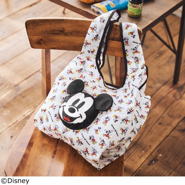 Steady ステディ 21年 5月号 特別号 雑誌付録 ミッキーマウス フェイス形収納エコバッグ 雑誌付録パトロール