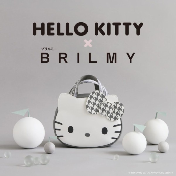 【新品】HELLO KITTY × BRILMY ズボラに優しいコスメポーチ HELLO KITTY × BRILMY 中身が見えて時短がかなう ズボラに優しいコスメ