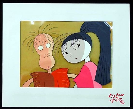セル画　まんが日本昔ばなし　手描き背景付きセル画・絵コンテセット セル画 まんが日本昔ばなし 手描き背景付きセル画・絵コンテ