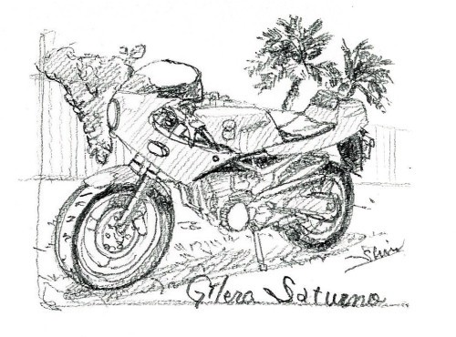 憧れのヴィンテージレーサーとｇｂ６００ｒの妄想 Moto Art 大沢 慎