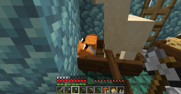Minecraft 1ブロック 12 キツネ許すまじ 遅咲き店長のゲームプレイ日記