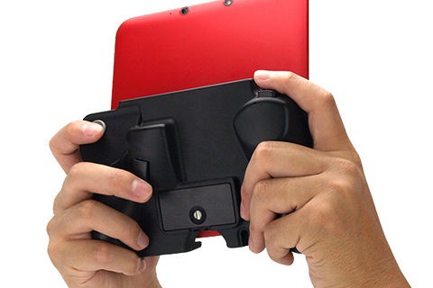 NINTENDO3DSLL てひどい 黒拡張スライドパッド付 