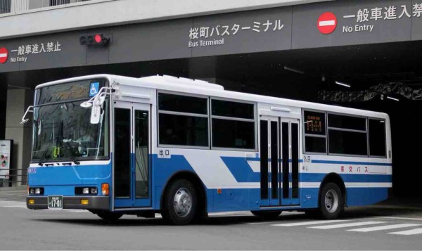 九州産交バス 熊本0か1701 ひのくに備忘録館