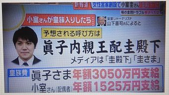 朗報 小室圭 皇族入りすることにより一転 年収１０００万超の金持ちへ 電脳さんぽ 暇つぶしch