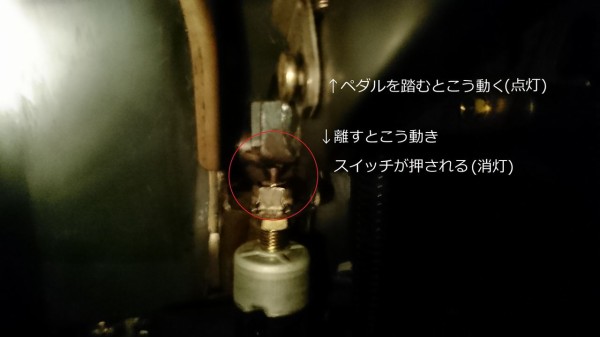 車のブレーキランプが消えなくなった ノーリロ