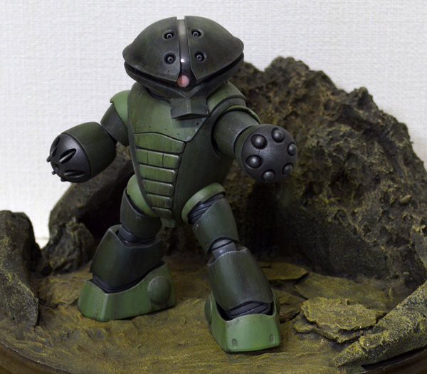 ジオラマ製作:岩ディスプレイ台座の作り方 : 静岡出身のメカ担当