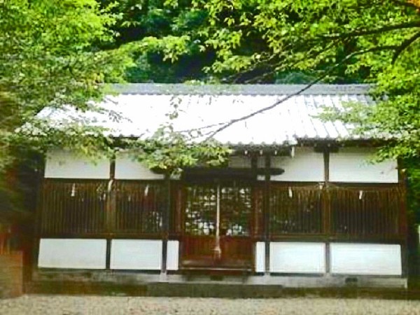 移築された遠州相良藩 田沼意次の相良城 荒神社の鳥居 櫻宮神社 (静岡