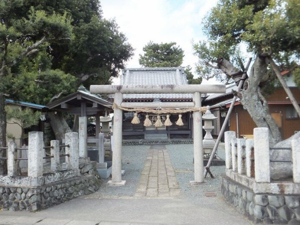芸能人愛用 江戸時代 元禄8年(1696年)創建 野々宮神社 (静岡県焼津市大島 神道