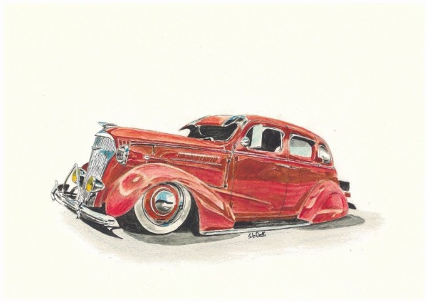 1920年代 1950年代のアメリカ車イラスト Sho Rodsのblog