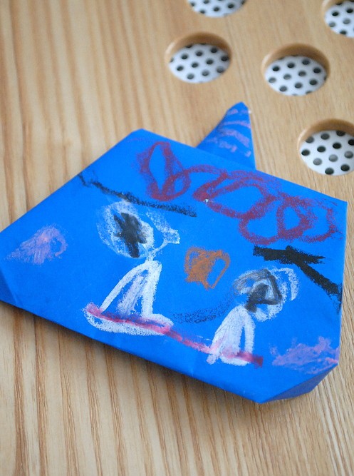 ほぼ百均 子供の作品の整理 収納 おのぼり主婦の暮らす見聞録