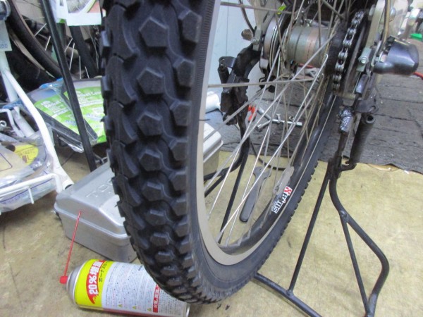 あの時のタイヤとブリヂストンサイクル ロングレッド 新品タイヤとの比較 商店街の自転車屋 曙光輪業 Shokou Cycle