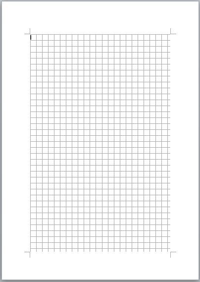 文字グリッド線 縦線 を表示する パソコン講師の雑記録